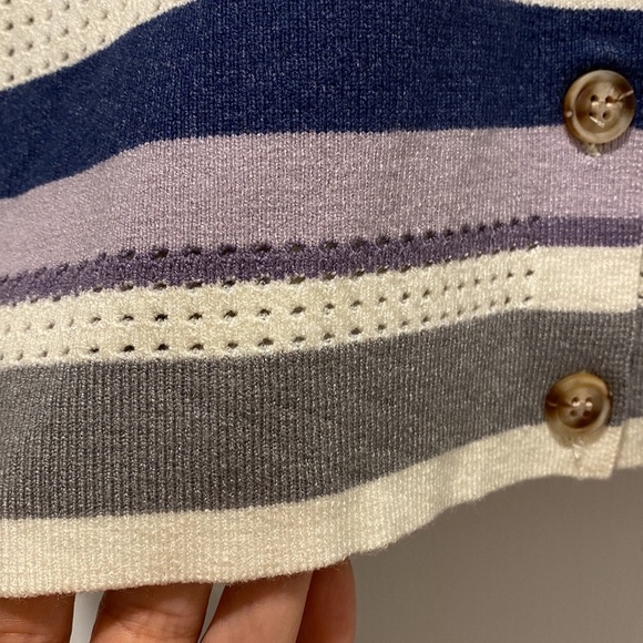New Hem & Thread stripe sweater cami size L - Picture 3 of 3